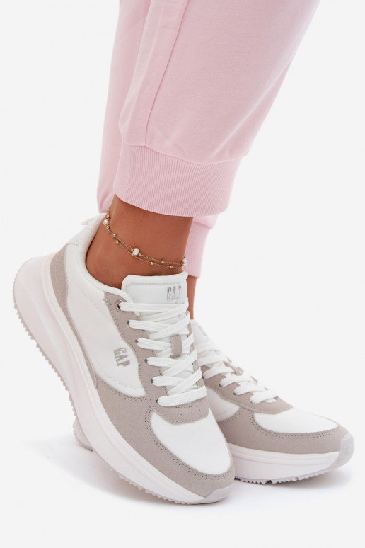 Sneakers modelio batai Moteriškas su platforma GAP PENELOPE GPIN6155300061 baltos spalvos