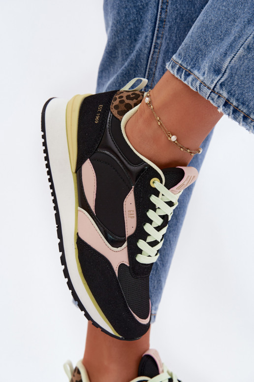 Sneakers modelio batai Moteriškas GAP INONDER SPIRIT CITY GP6135290003 juodos spalvos