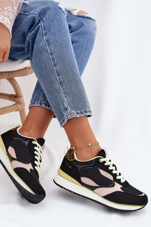 Sneakers modelio batai Moteriškas GAP INONDER SPIRIT CITY GP6135290003 juodos spalvos