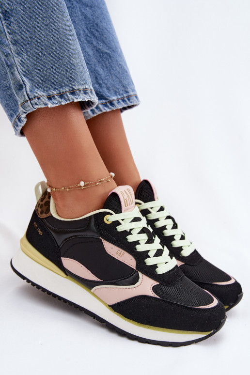 Sneakers modelio batai Moteriškas GAP INONDER SPIRIT CITY GP6135290003 juodos spalvos