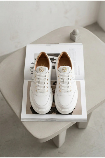 Oda Sneakers modelio batai Moteriškas su platforma Vinceza 39976 baltos spalvos 2