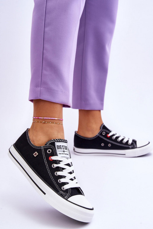 Moteriški batai Big Star T274023 juodos spalvos