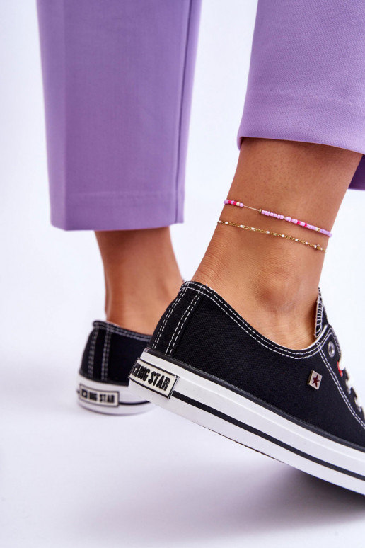 Moteriški batai Big Star T274023 juodos spalvos