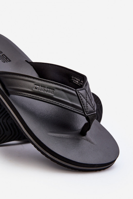 vyrams Šlepetės Big Star LL174605 juodos spalvos