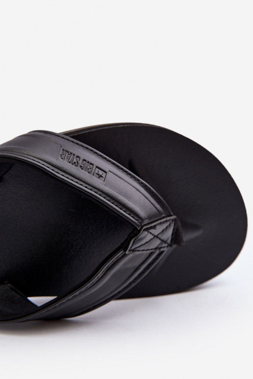 vyrams Šlepetės Big Star LL174605 juodos spalvos