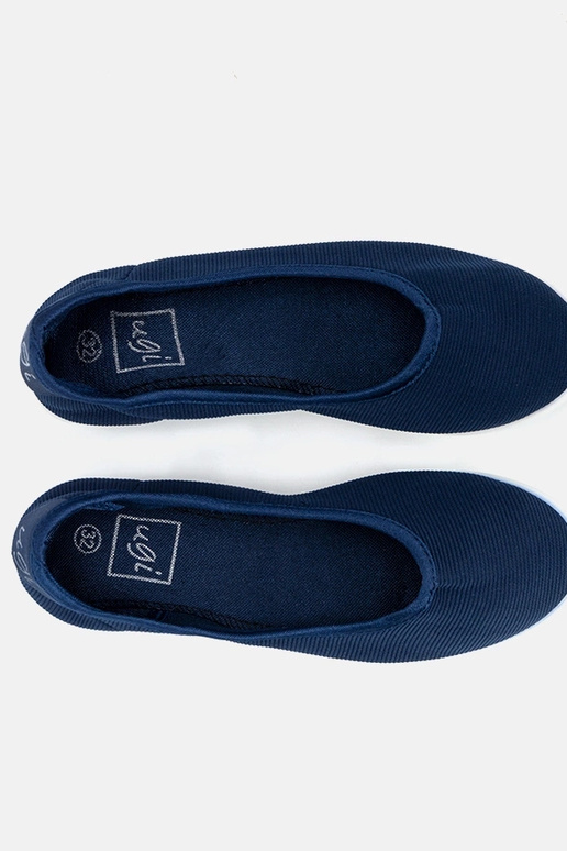 Tamsiai mėlyni vaikų balerinų batai...