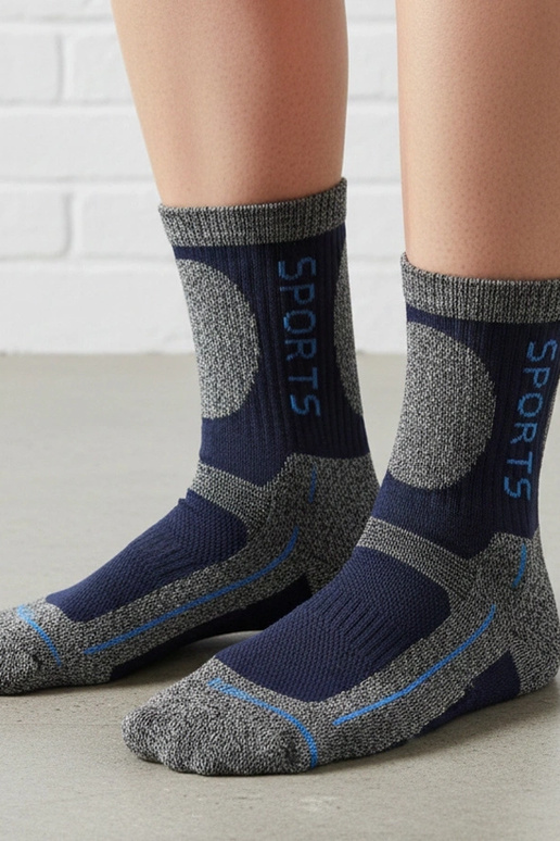 Mėlynos vyrų šiltos kojinės Nerput