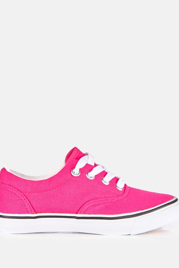 Rožiniai vaikų sportbačiai su raišteliais Bollis 2