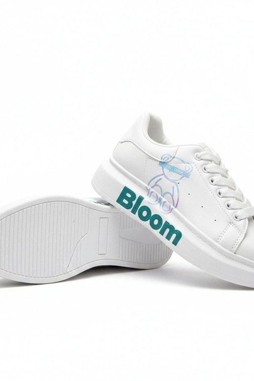 Balti sportbačiai su platforma ir...