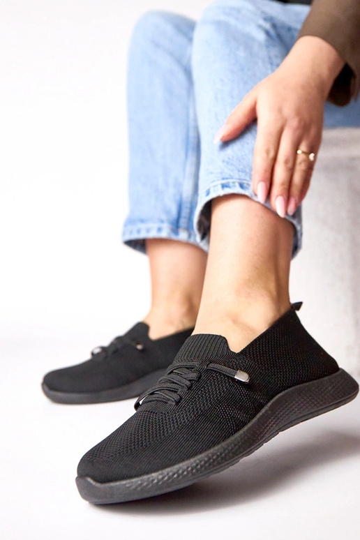 Juodi moterų sportiniai sportbačiai Léa