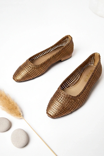 Rudos ažūrinės balerinukės...