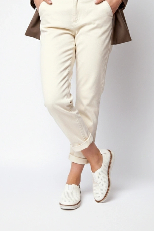 Balti ažūriniai įmaunami pusbačiai Rosa