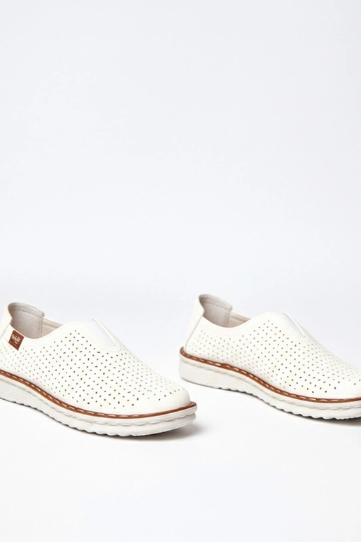 Balti ažūriniai įmaunami pusbačiai Rosa