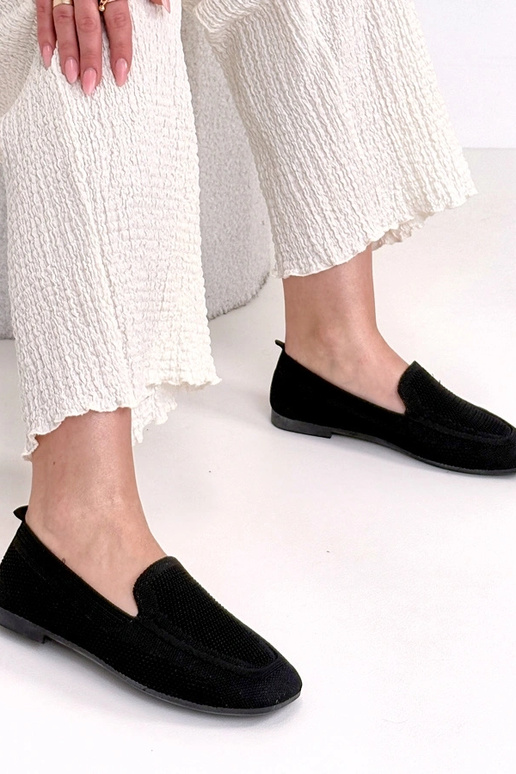 Juodi audiniai mokasinai Addison