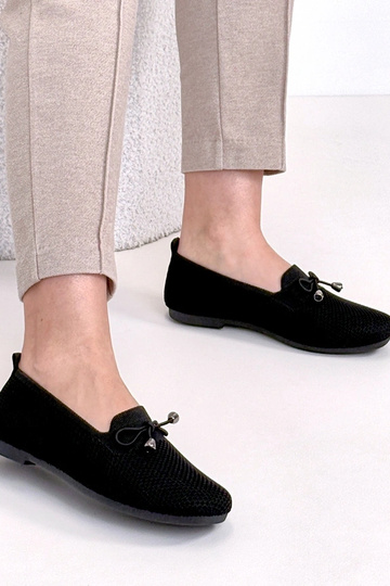 Juodi audiniai mokasinai su... 2
