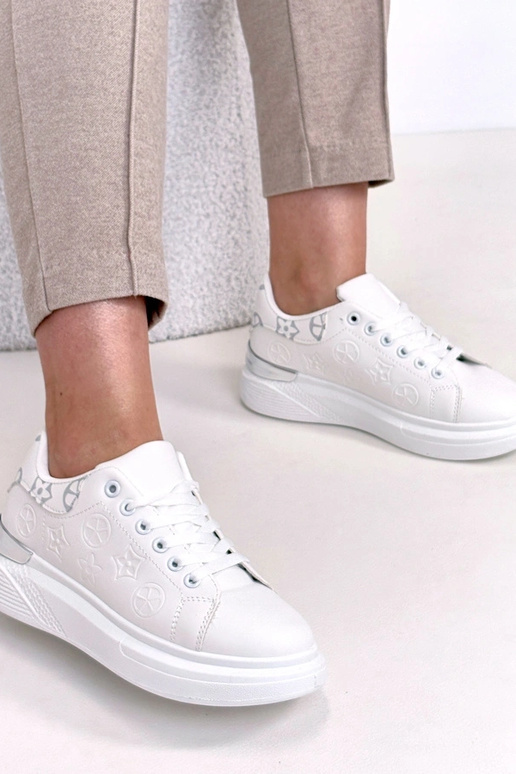 Balti sportbačiai su tišnėjimu Peyton