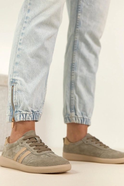 Chaki odiniai sportbačiai Filippo