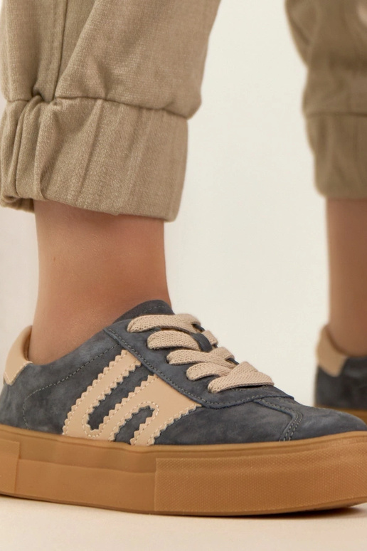 Pilki odiniai sportbačiai su...