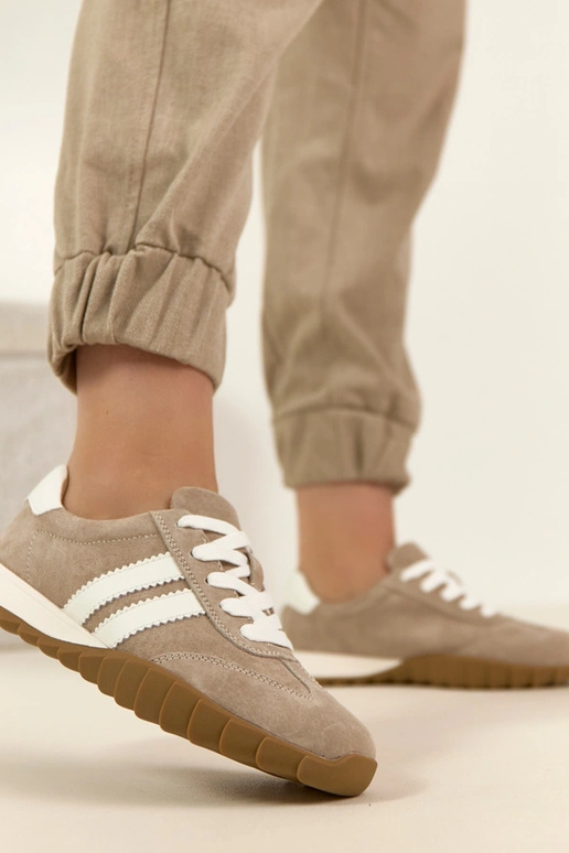 Smėliniai odiniai sportbačiai Filippo