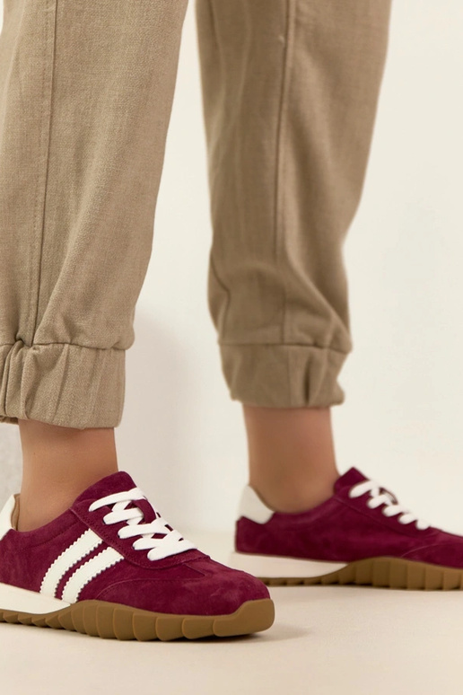 Bordo odiniai sportbačiai Filippo