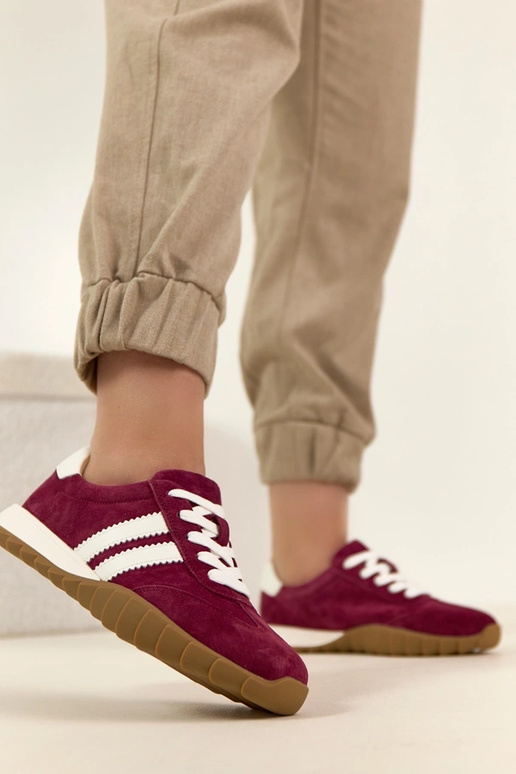 Bordo odiniai sportbačiai Filippo