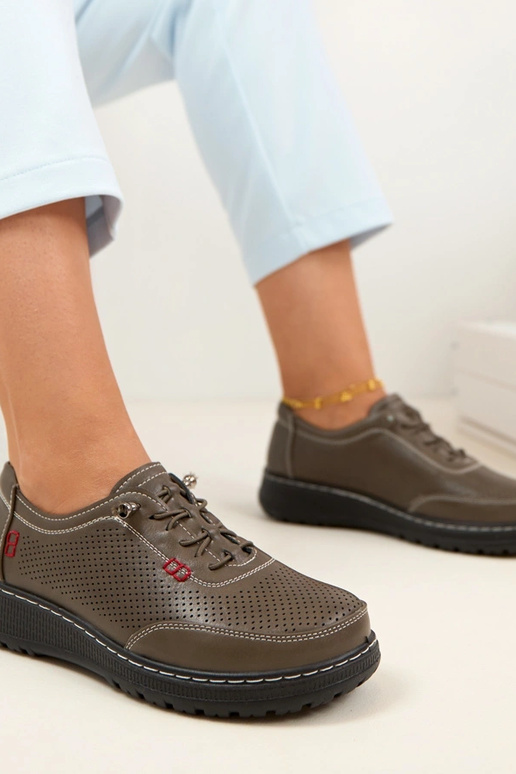 Pilki ažūriniai apsiaunami pusbačiai...