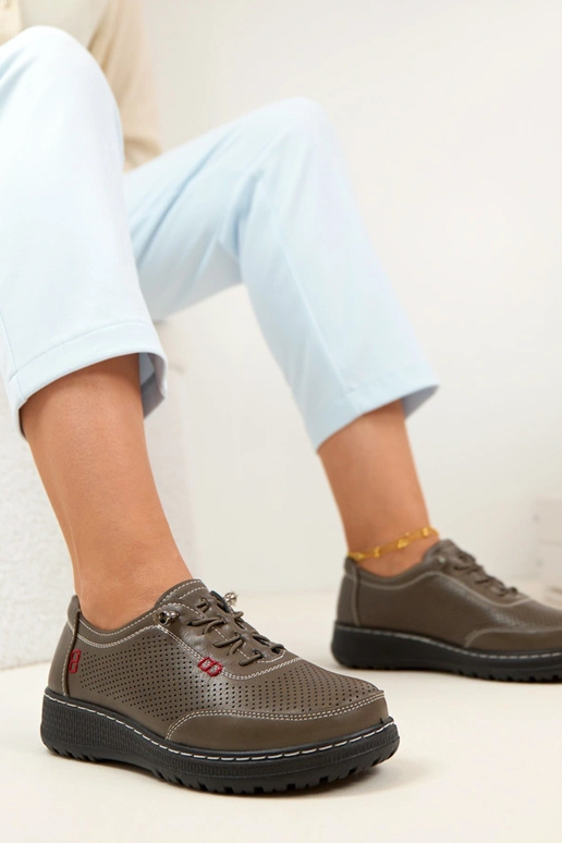 Pilki ažūriniai apsiaunami pusbačiai...