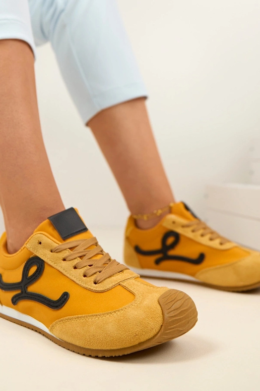 Geltoni moterų barefoot sportiniai batai