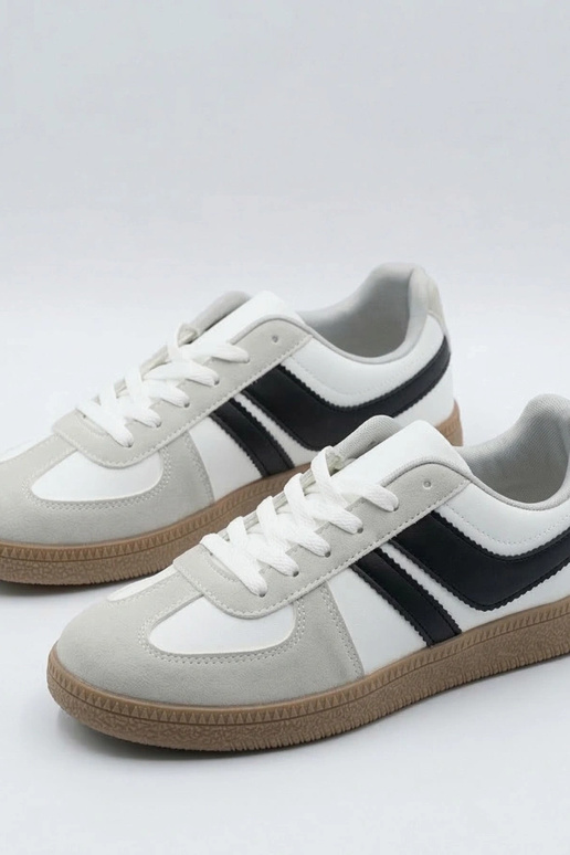 Balti vyriški teniso bateliai Saffron