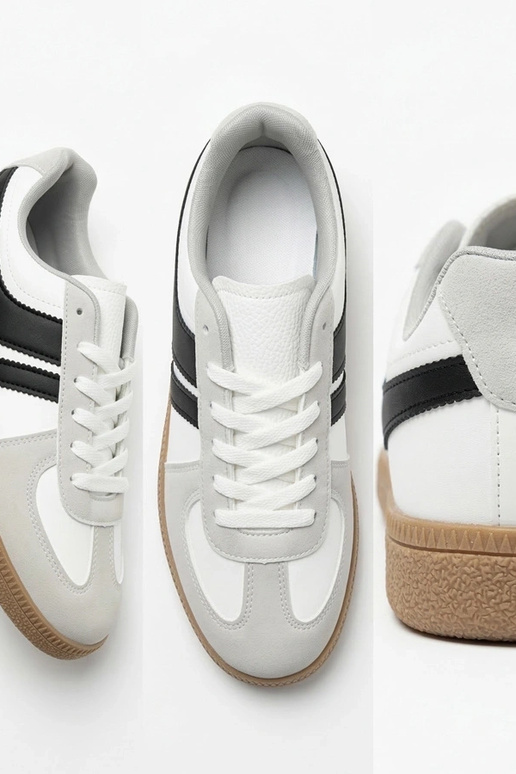 Balti vyriški teniso bateliai Saffron