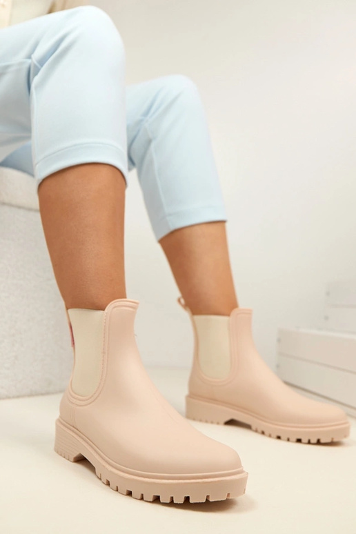 Smėliniai guminiai batai Alba