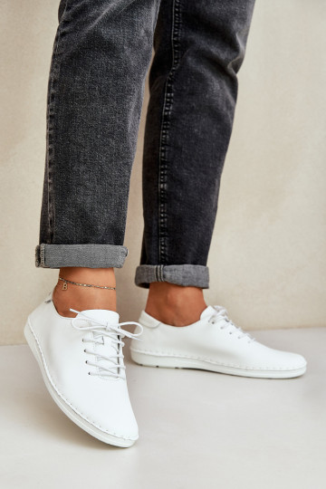 Suvarstomi bataisuĮjungtaturalnej Skóry D&A LR51-645 baltos spalvos 2