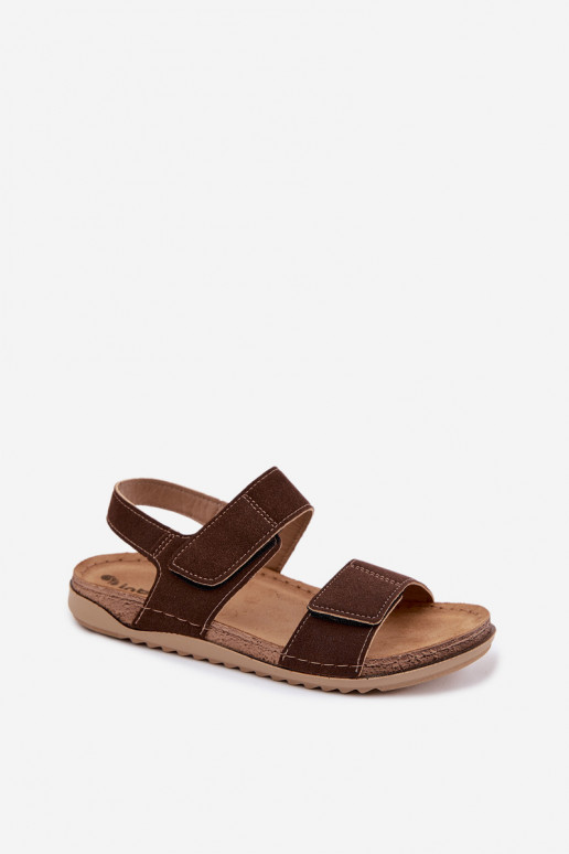 Moteriškos basutės Inblu AA000070 rudos spalvos