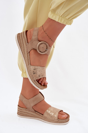 Moteriškos basutės Inblu RV000013 rudos spalvos