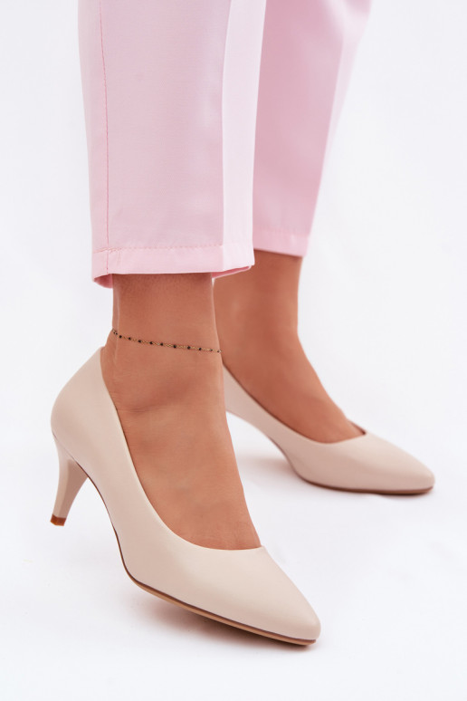 Bateliai iš eko odos Sergio Leone 1379 dramblio kaulo spalvos