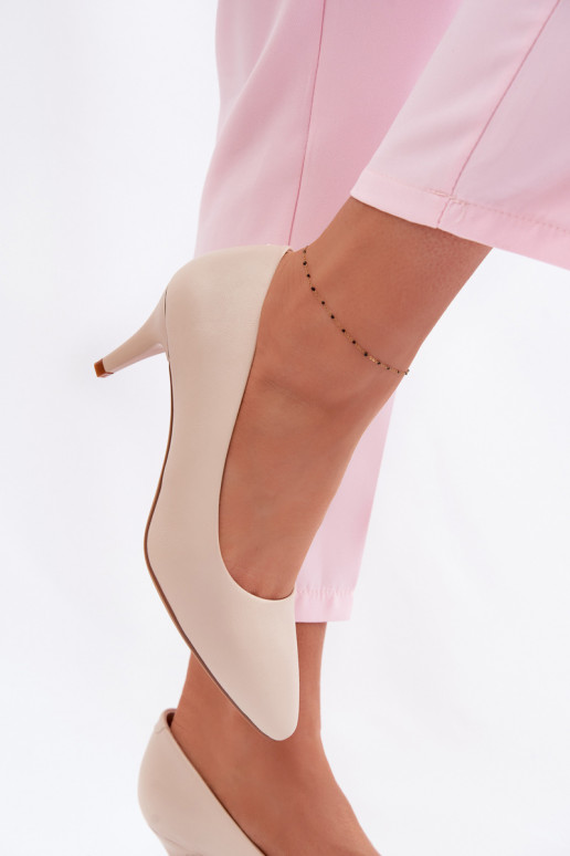 Bateliai iš eko odos Sergio Leone 1379 dramblio kaulo spalvos