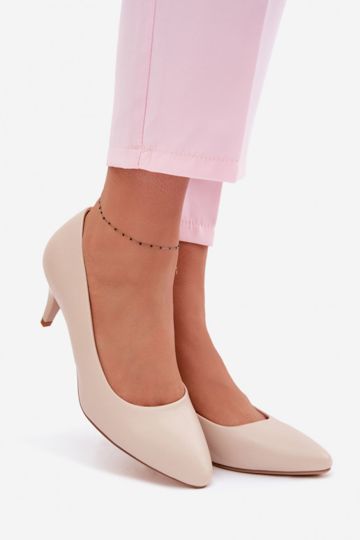 Bateliai iš eko odos Sergio Leone 1379 dramblio kaulo spalvos