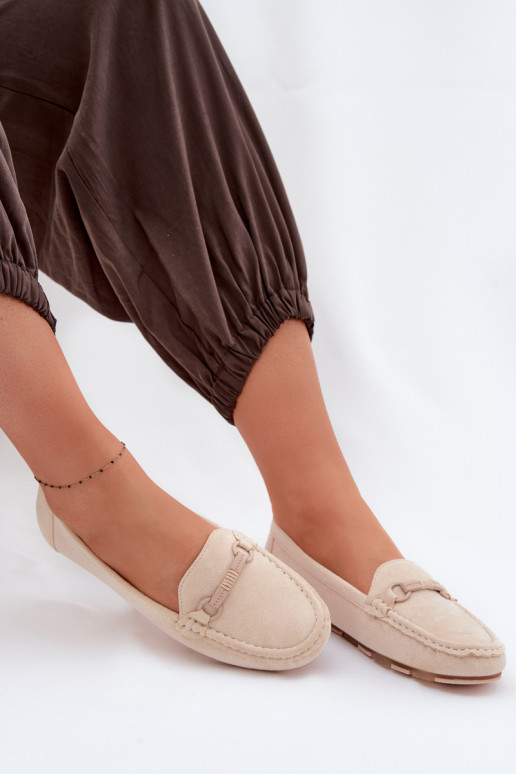 Mokasinai Moteriškas butas smėlio spalvos Olisa