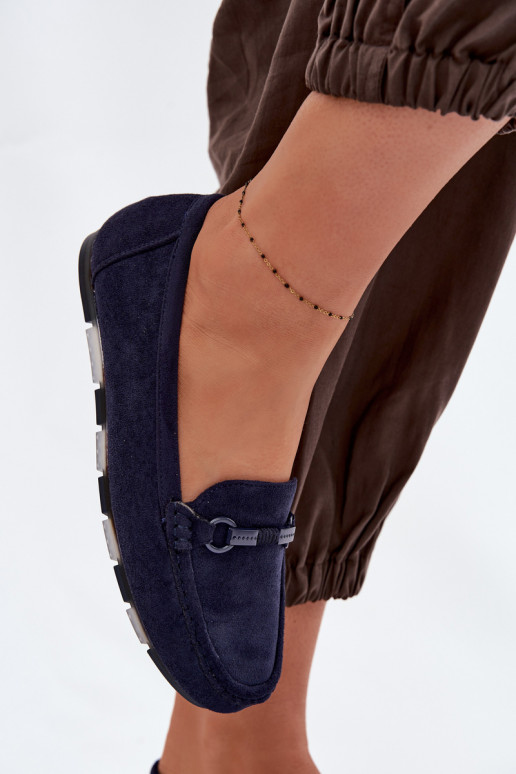 Mokasinai Moteriškas butas tamsiai mėlynos spalvos Olisa