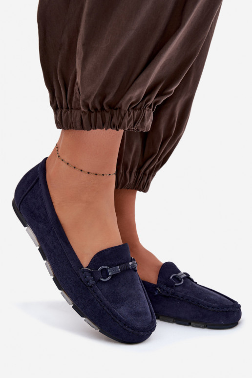 Mokasinai Moteriškas butas tamsiai mėlynos spalvos Olisa