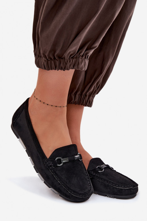 Mokasinai Moteriškas butas juodos spalvos Olisa
