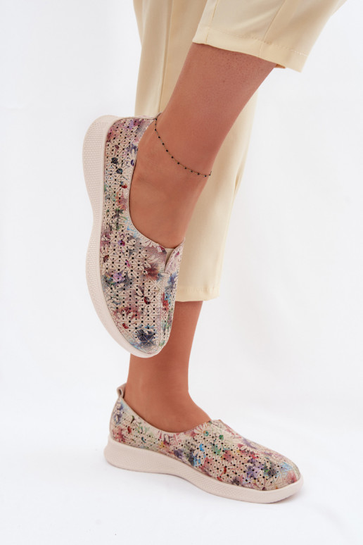 Ažūrinės zomšinės batai Moteriškas įvairių spalvų Eliva