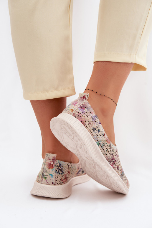 Ažūrinės zomšinės batai Moteriškas įvairių spalvų Eliva