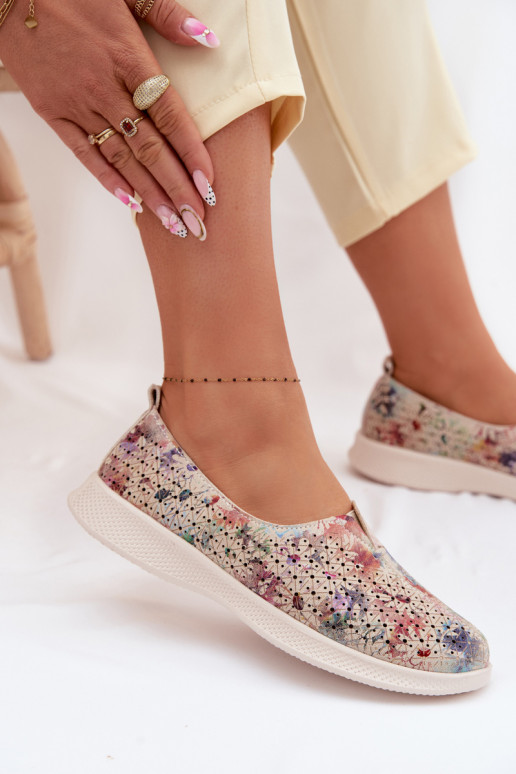 Ažūrinės zomšinės batai Moteriškas įvairių spalvų Eliva