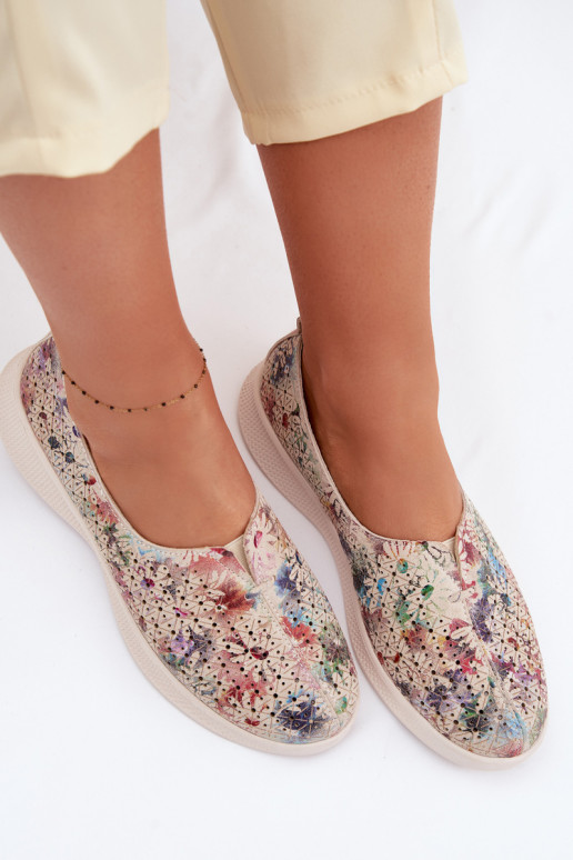 Ažūrinės zomšinės batai Moteriškas įvairių spalvų Eliva