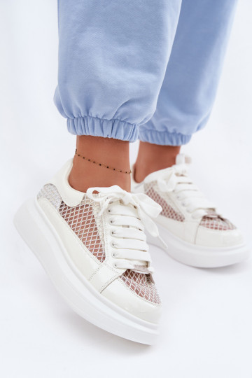 Oda Sneakers modelio batai Moteriškas Su dekoracija GOE TT2N4010 baltos spalvos 2