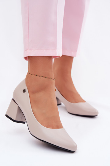 Bateliai su kulniukais Vinceza 62292 pilkos spalvos