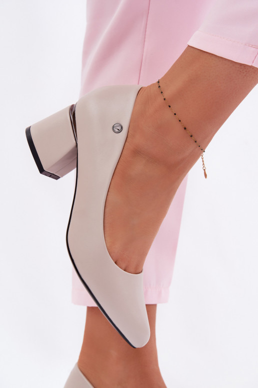 Bateliai su kulniukais Vinceza 62292 pilkos spalvos