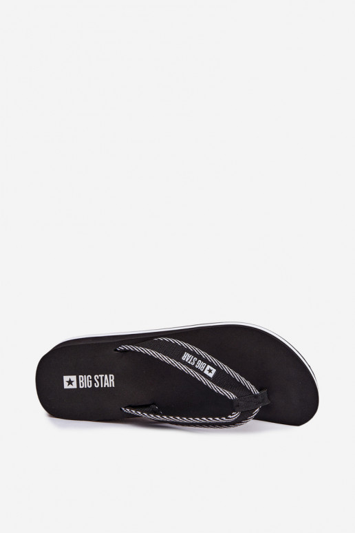 Šlepetės Šlepetės Moteriškas su platforma Big Star NN274A727 juodos spalvos
