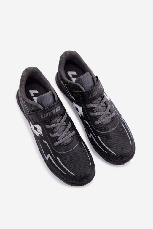 batai Vaikiški sportbačiai Jaunimas LOTTO KOBALTO 2601520 Juodos ir-pilkos spalvos